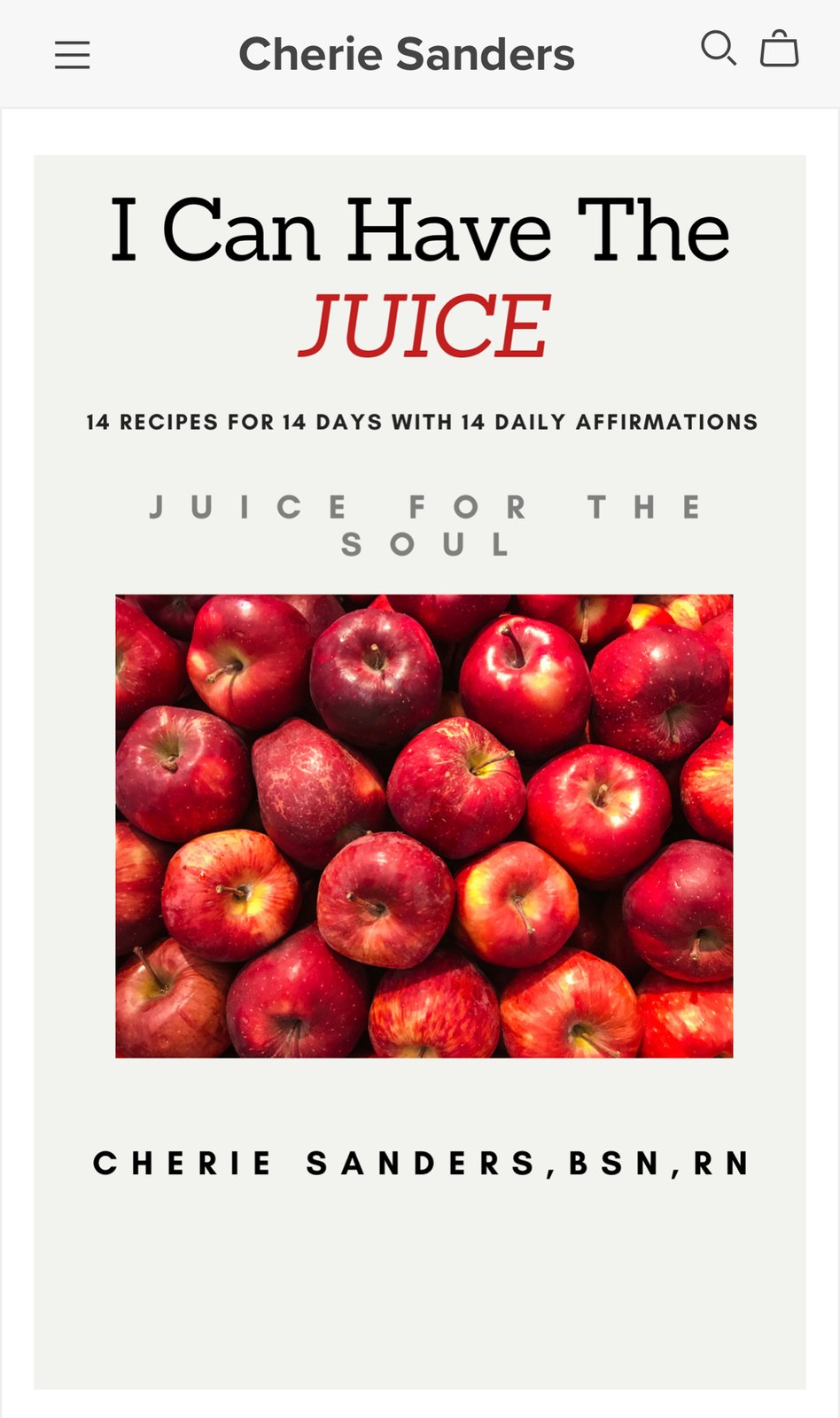 I Can Have The Juice (eBook goes to your email)