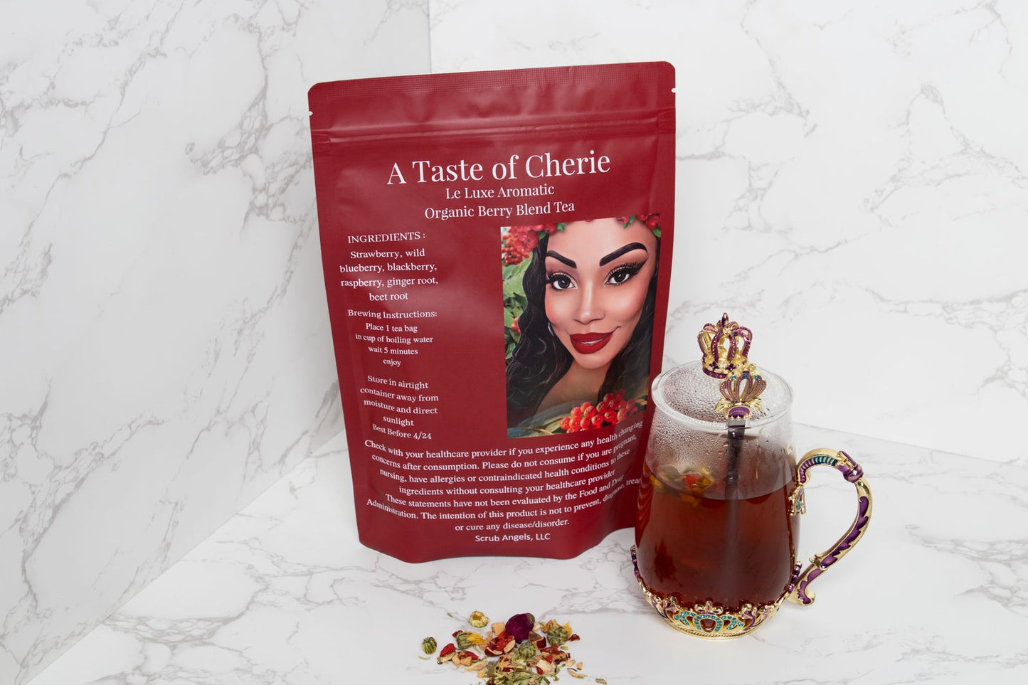  Berry Blend Luxury Tea 30  Day Mix (Red Bag)