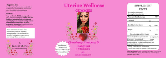 Uterine Wellness Gummies (Contains 30 servings)