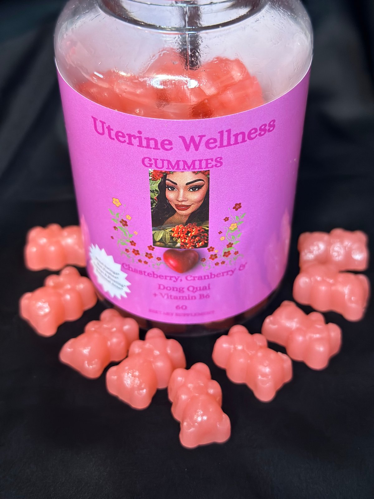 Uterine Wellness Gummies (Contains 30 servings)